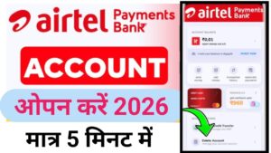 Airtel Payment Bank Account open Kare